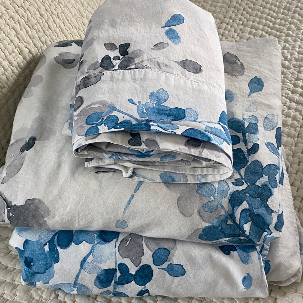 Azores Home Organic Cotton Cal King Sheet Set